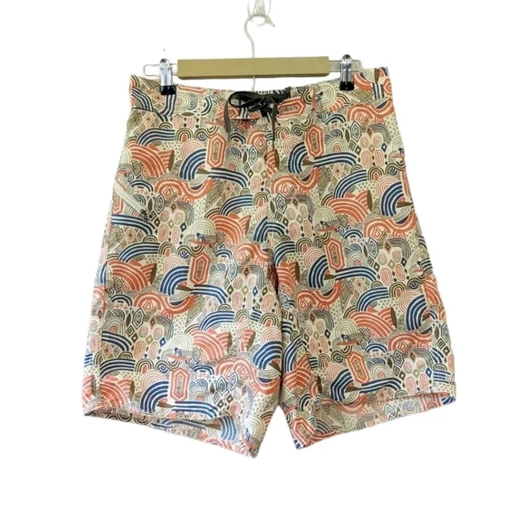 Patagonia Abstract Print  Boardshort Swim Trunks - Picture 4 of 11